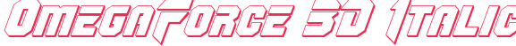 OmegaForce 3D Italic